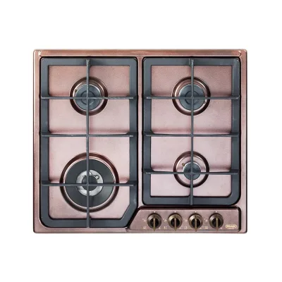 PRONTA CONSEGNA - De Longhi Piano cottura a gas ROF 46 PRO finitura ramato da 58 cm