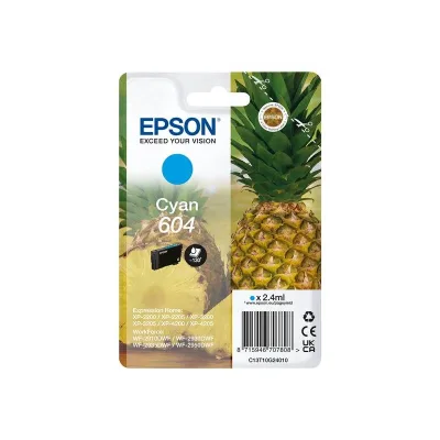 Cartucce Epson 604 serie Ananas nero e colore - Ciano