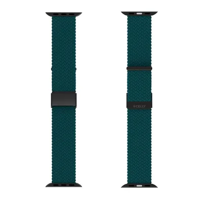 CELLY APPLE WATCH BAND 42/44/45MM GREEN WBANDBRAIDEDGN