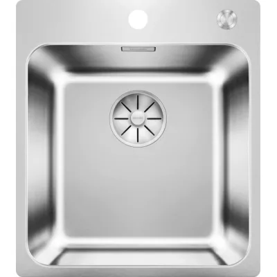 Blanco | Lavello una vasca SOLIS 400-IF/A 1526119 in acciaio inox da 44x50 cm - Sopratop/Filotop