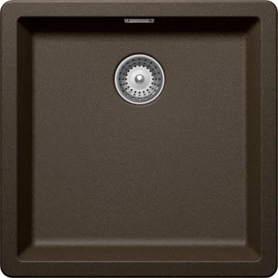 Schock Lavello una vasca GALAXY N100 GALN100A87 finitura bronze da 45.6x45.6 cm