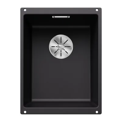 Blanco Lavello a una vasca SUBLINE 320-U Satin Gold 3525983 finitura nero da 35x46 cm - Sottotop