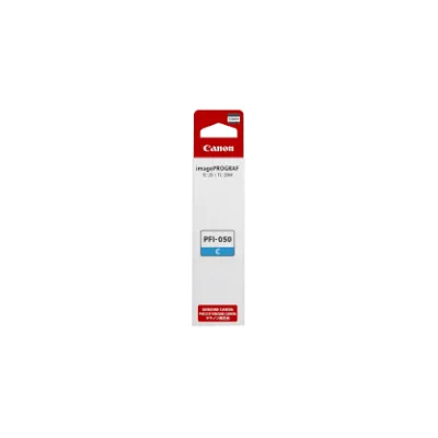 FLACONE INCHIOSTRO ORIGINALE PIGMENTATO CANON PFI050 PFI050C 5699C001 CIANO imagePROGRAF TC-20