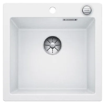 Blanco | Lavello una vasca PLEON 5 1521672 finitura bianco da 51.5x51 cm - Sopratop