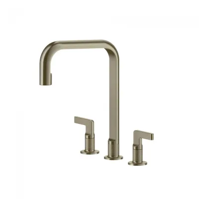 Gessi Miscelatore a 3 fori Inciso Collection 58701 149 finitura Finox