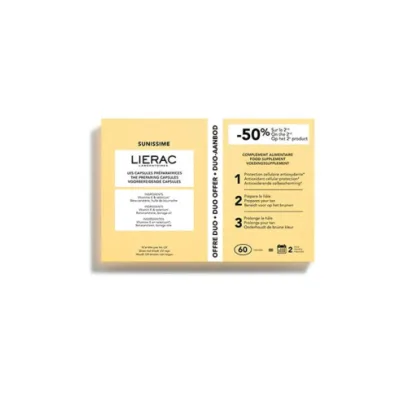 LIERAC SUNISSIME CAPSULE PREPARATRICI DUO 30+30 CAPSULE