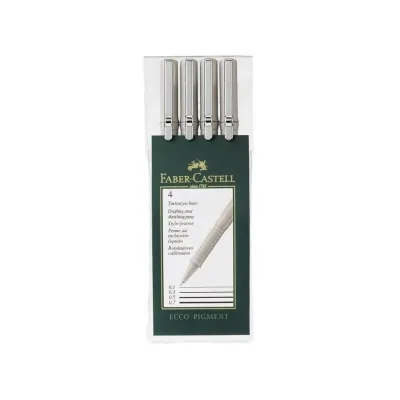 FABER CASTEL BUSTINA  4 ECCO PIGMENT  NERO 167004