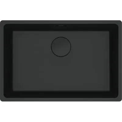 PRONTA CONSEGNA - Franke: Lavello una vasca Vasche Sottotop Maris MRG 110-62 125.0686.723 finitura fragranite black matt da 65.3x43.3 cm