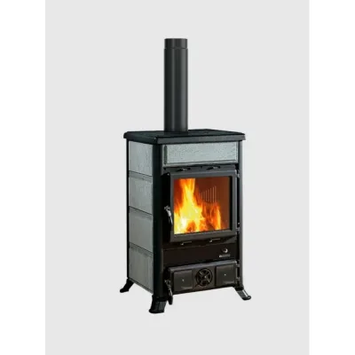La Nordica Stufa a legna ROSSELLA R1.16 PETRA 3004110 finitura pietra naturale