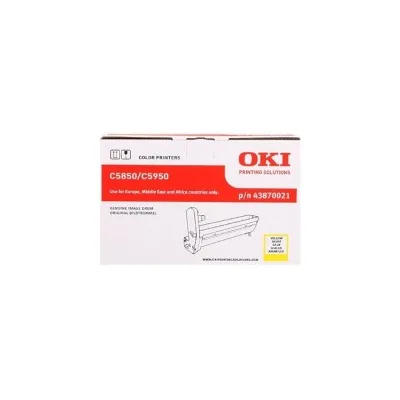 TAMBURO ORIGINALE OKI 43870021 C5950 C5850 MC5650 20K GIALLO