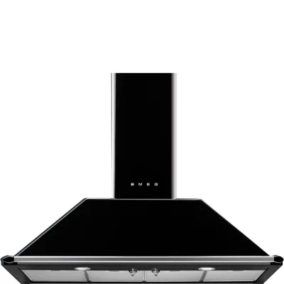 Smeg S Cappa aspirante a parete KT110BLE finitura nero da 110 cm - IN PROMOZIONE FINO AL 6/07