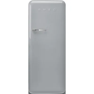 Smeg Frigorifero monoporta con cerniere a destra a libera installazione FAB28RSV6 finitura silver da 60 cm