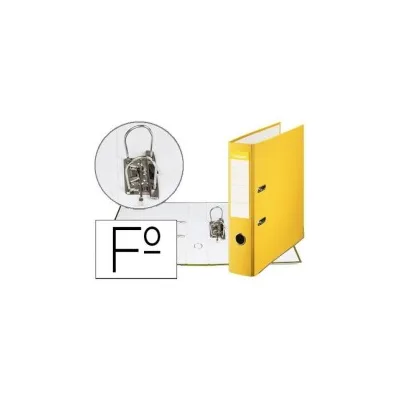 Raccoglitori ad arco a leva Esselte Lever Arch Formato A4 Dorso 75mm Capacità 500fogli Colore GIALLO