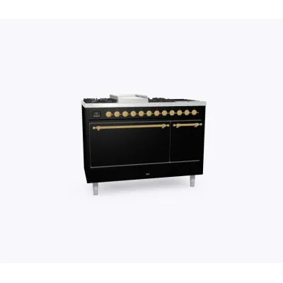 Ilve Cucina P12N da incasso Nostalgie P12FIQNE3 doppio forno cieco e piano cottura 6 fuochi con fry top e 2 zone induzione da - IN PROMOZIONE FINO AL 6/07