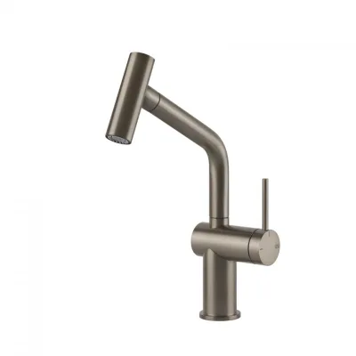 PRONTA CONSEGNA - Gessi Miscelatore monocomando con doccetta estraibile Inedito Collection 60425 149 finitura Finox - IN PROMOZIONE FINO AL 5/09