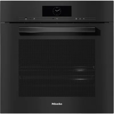Miele Forno a vapore combinato con forno tradizionale da incasso DGC 7865 HC finitura vetro nero da 60 cm - RICHIEDERE PREVENTIVO
