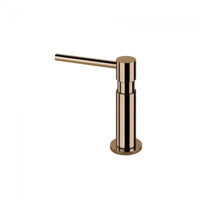 Gessi Dispenser sapone con carica dall'alto 29651 735 finitura Warm Bronze PVD