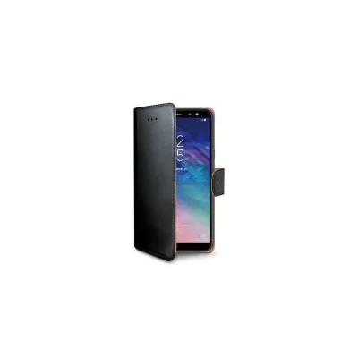 CELLY WALLY CASE GALAXY A6 2018 BLACK WALLY737