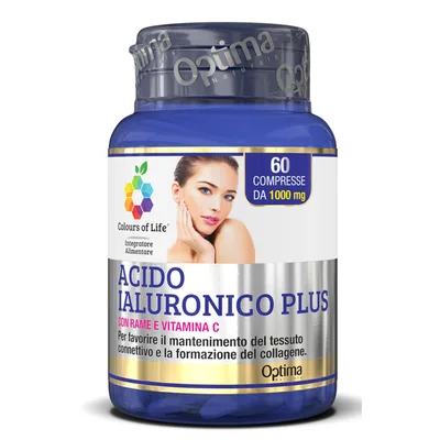 Optima Colours Of Life Acido Ialuronico Plus Integratore Pelle 60 Compresse