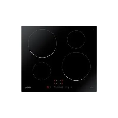 Samsung: Piano cottura a induzione NZ64T3707AK in vetroceramica nero da 60 cm