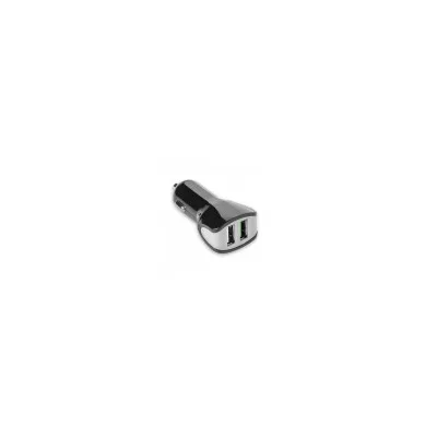 CELLY 2USB-A CAR CHARGER 17W BLACK CC2USBTURBOBK