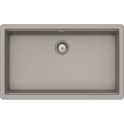 Schock Lavello una vasca BROOKLYN N100XL BYKN100XLA42 finitura grigio tortora da 75x45.6 cm