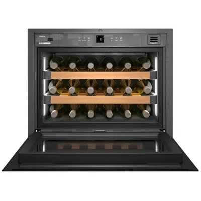 Liebherr Cantina vino da incasso WKEgb 582 con porta in vetro nero senza maniglie da 60 cm - IN PROMOZIONE FINO AL 6/07