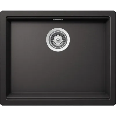 Schock Lavello una vasca LAHTI N100LU LATN100LU13 finitura nero assoluto da 53.8x43.8 cm