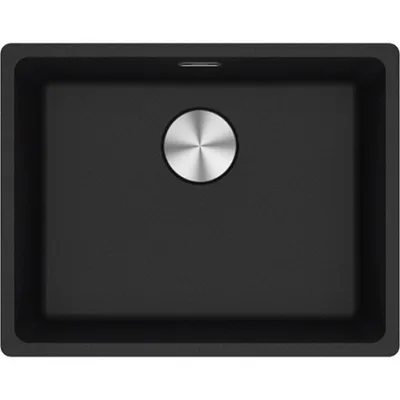 Franke: Lavello una vasca Vasche Sopratop Maris MRG 610-52 114.0661.659 finitura fragranite nero da 56x44 cm