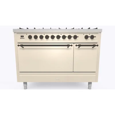 Ilve Cucina P12N da incasso Nostalgie P127DQNE3 doppio forno cieco e piano cottura 7 fuochi con dual da 120 cm - IN PROMOZIONE FINO AL 6/07