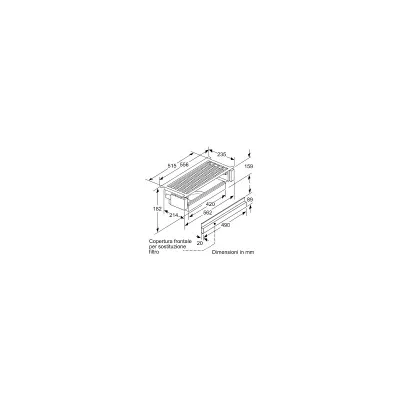 Siemens Kit prima installazione per ricircolo esterno LZ11ITD11