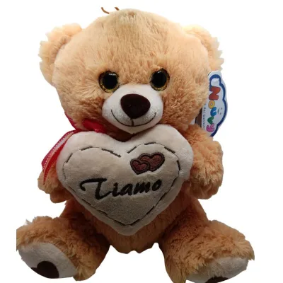 Orsetto di Peluche “Ti Amo” con Cuore Regalo Romantico per Lei e per Lui