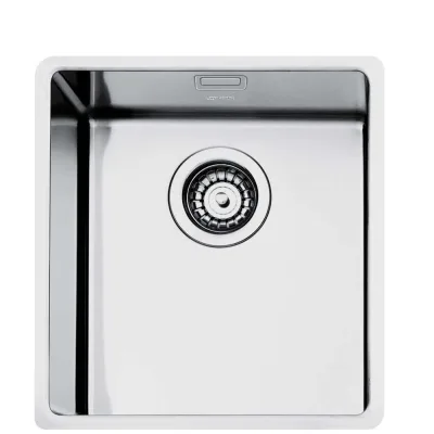 PRONTA CONSEGNA - Smeg S Lavello una vasca VFU34SFR finitura acciaio inox da 38.2x44.2 cm - Filotop/Flat/Sottotop