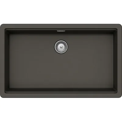 Schock Lavello una vasca BROOKLYN N100XL BYKN100XLA43 finitura asphalt da 75x45.6 cm
