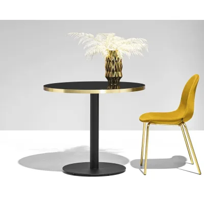 Connubia Tavolo rotondo fisso Cocktail CB4759-FD 120 con struttura in metallo e piano a scelta da Ø120 cm - IN PROMOZIONE FINO ALL' 11/07