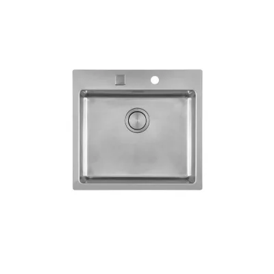 Foster Lavello una vasca 2265 080 finitura acciaio inox da 56x52 cm - IN PROMOZIONE FINO AL 30/06