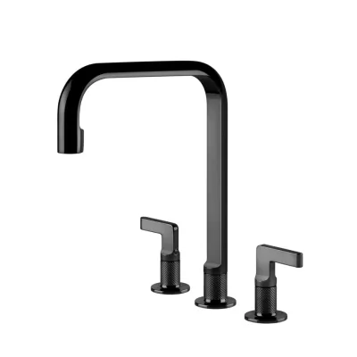 Gessi Miscelatore a 3 fori Inciso Collection 58701 706 finitura Black Metal - IN PROMOZIONE FINO AL 6/07