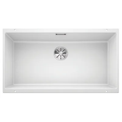 PRONTA CONSEGNA - Blanco | Lavello una vasca SUBLINE 800-U 1523145 finitura bianco da 83x46 cm - Sottotop