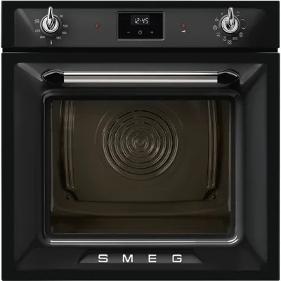 Smeg S Forno pirolitico termoventilato Galileo Tradizionale pyro SOP6900TN finitura nero da 60 cm - IN PROMOZIONE FINO AL 6/07