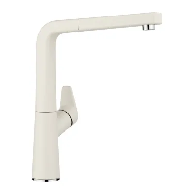 Blanco Miscelatore monocomando con doccetta estraibile AVONA-S 1526929 finitura soft white