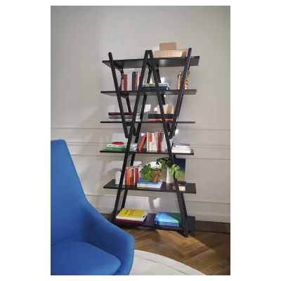 Cassina Libreria pieghevole Nuvola Rossa in legno da 100 cm e h.192 cm