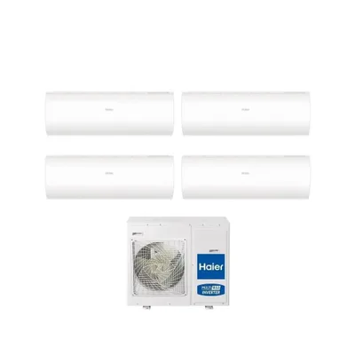 Climatizzatore Condizionatore HAIER Quadri Split Inverter serie PEARL 9000+9000+9000+9000 con 4U75S2SR5FA R-32 WI-FI INTEGRATO 9+9+9+9 A++/A+