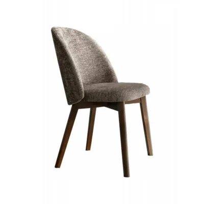 Connubia Sedia Tuka Mid CB2190-MTO con struttura in legno e seduta a scelta