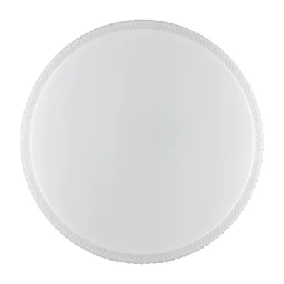Plafoniera rotonda in acrilico bianco, funzione Wi-Fi, 1 LED 40W, CCT, 49.5x49.5cm