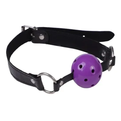 Mokko gag viola classica regolabile morso bondage fetish BDSM nero