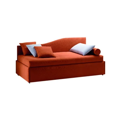 Samoa Letto singolo TWICE CENTRALE SAGOMATO imbottito con rete da 90x200/210 cm - IN PROMOZIONE FINO AL 6/07