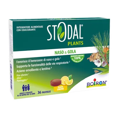 Stodal plants limone 36 pastiglie senza glutine naturalmente privo di lattosio