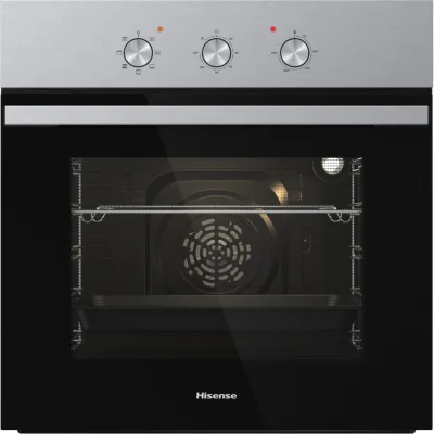 PRONTA CONSEGNA - Hisense Forno ventilato Hi2 BI62121AAX finitura inox e vetro nero da 60 cm