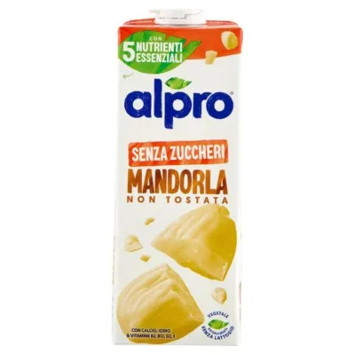 ALPRO Bevanda di Mandorla Senza Zuccheri 100% Vegetale Senza Lattosio – 1L