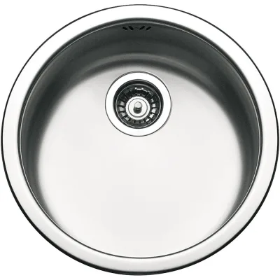 Smeg Lavello circolare ad una vasca VFU43SFR finitura acciaio inox da diametro 43,5 cm - IN PROMOZIONE FINO AL 30/06